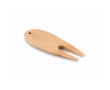 Divot tool in sustainable bamboo for all golf fans colour wood