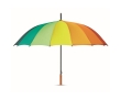 Large golf umbrella in rainbow colours, Ø 120 colour multicolour