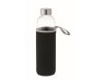 Glass bottle & neoprene sleeve, for promotions, 700 ml colour black