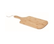 Bamboo chopping and serving board with juice groove colour wood