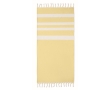 Recycled beach towel, sustainable, 140 g/m2 colour yellow
