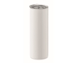 White stainless steel thermal mug, 590 ml colour white