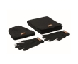 3-piece winter set with hat, scarf and gloves colour black