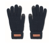 Touchscreen gloves, RPET colour navy-blue