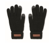Touchscreen gloves, RPET colour black