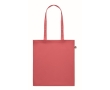 Recycled tote bag in many colours, 140 g/m2 colour red