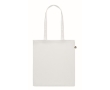Recycled tote bag in many colours, 140 g/m2 colour white