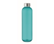 Large transparent Tritan bottle with screw cap, 1 L colour transparent blue