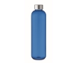 Large transparent Tritan bottle with screw cap, 1 L colour royal blue