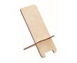 2-piece wooden mobile phone stand with pine seeds colour wood