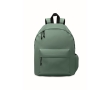 Simple backpack made of RPET polyester in various colours colour dark green