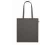 Organic tote bag in various colours, long handles, 180 g/m2 colour dark grey