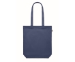 Sturdy organic canvas bag, in various colours, 270 g/m2 colour blue