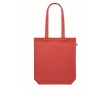 Sturdy organic canvas bag, in various colours, 270 g/m2 colour red