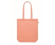 Sturdy organic canvas bag, in various colours, 270 g/m2 colour orange