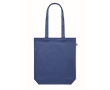 Sturdy organic canvas bag, in various colours, 270 g/m2 colour royal blue