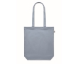 Sturdy organic canvas bag, in various colours, 270 g/m2 colour light blue