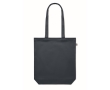 Sturdy organic canvas bag, in various colours, 270 g/m2 colour navy-blue