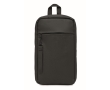Shoulder bag that can be worn on the back, 600D RPET polyester colour black