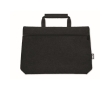 Recycled felt crossbody laptop bag, 15\" colour black