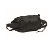 Sporty belt bag made of 600D RPET polyester colour black