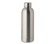 Double-walled leak-proof steel thermos bottle, 500 ml colour matt silver