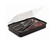 25-piece tool set in a PP box colour black
