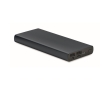 External aluminium charger with fast charge tech, 10,000 mAh colour navy-blue