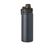 Insulated steel drinking bottle with carrying strap, 500 ml colour ultramarine blue