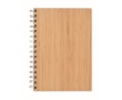 Notebook with bamboo cover and cream pages