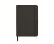 Notebook with cover, recycled cardboard and stone paper, A5 colour black