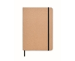 Notebook with cover, recycled cardboard and stone paper, A5 colour beige