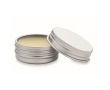 Vegan vanilla flavour lip balm tin, SPF 10 colour beige