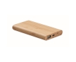 Bamboo power bank, for events colour wood