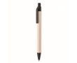 Eco blue-ink pen, made of recycled milk cartons colour black
