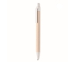 Eco blue-ink pen, made of recycled milk cartons colour white