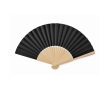 Wooden fan in different colours colour black
