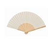 Wooden fan in different colours colour beige