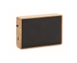 Wireless 5.3 bamboo speaker with solar charging function colour wood
