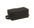 Sustainable toiletry bag made of organic canvas, 220 g/m2 colour black