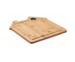Original wooden board in a house shape colour wood