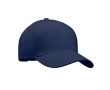 Baseball cap made of thick cotton twill, size 7 1/4, 260 g/m2 colour navy-blue