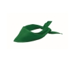 Triangular bandana made of polycotton for promotional events colour green