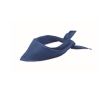 Triangular bandana made of polycotton for promotional events colour royal blue