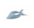 Triangular bandana made of polycotton for promotional events colour light blue