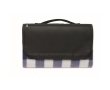 Checkered picnic blanket with water-repellent backing, 150gsm colour blue
