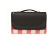 Checkered picnic blanket with water-repellent backing, 150gsm colour red