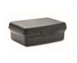 Lunch box with a simple click closure, 800 ml colour black