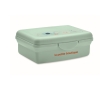 Recycled PP lunch box with click closure, 700ml (kids’ size) colour mint green