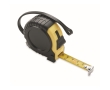 Tape measure from recycled ABS with loop, 3m colour yellow